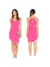 Greylin 98% Polyester 2% Spandex 100% Polyester Solid Pink Cocktail Dress Size M - photo 3