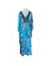 Boston Proper 100% Polyester 95% Rayon 5% Spandex Tropical Multi Color Casual Dress Size M - photo 1
