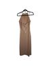 Mango Solid Tan Ivory Cocktail Dress Size L - photo 2