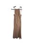 Mango Solid Tan Ivory Cocktail Dress Size L - photo 3