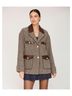 Avec Les Filles 83% Polyester 11% Acrylic 4% Nylon 2% Wool 100% Polyurethane 85% Rayon 15% Polyester 100% Polyester Houndstooth Brown Blazer Size M - photo 7