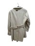 Calvin Klein Solid White Trenchcoat Size XL (petite) - photo 2