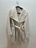Calvin Klein Solid White Trenchcoat Size XL (petite) - photo 10