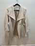 Calvin Klein Solid White Trenchcoat Size XL (petite) - photo 9