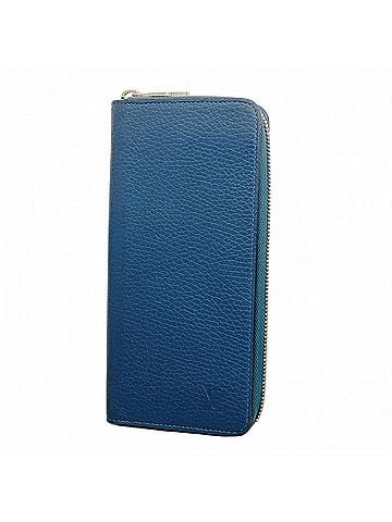 Louis Vuitton Louis Vuitton Taiga Zippy Wallet Vertical M58411 Blue Men's Long (view 1)