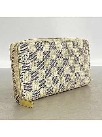 Louis Vuitton Louis Vuitton Damier Azur Zippy Wallet N60019 White Women's Long (view 2)