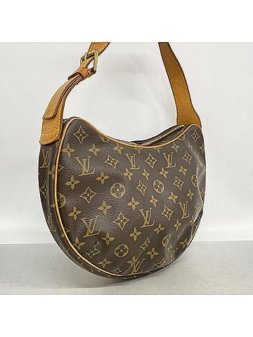 Louis Vuitton Louis Vuitton Monogram Croissant MM Shoulder Bag M51512 Brown Women's (view 2)