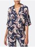 Joie Floral Multi Color Short Sleeve Button-Down Shirt Size L - photo 1