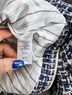 Christian Lacroix 79% Polyester 14% Acrylic 7% Nylon 4% Other 100% Polyester Tweed Blue White Jacket Size L - photo 9