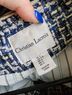 Christian Lacroix 79% Polyester 14% Acrylic 7% Nylon 4% Other 100% Polyester Tweed Blue White Jacket Size L - photo 6