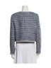 Christian Lacroix 79% Polyester 14% Acrylic 7% Nylon 4% Other 100% Polyester Tweed Blue White Jacket Size L - photo 2