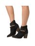 Free People 100% Leather Black Ankle Boots Size 6 1/2 - photo 1