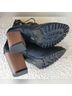 Free People 100% Leather Black Ankle Boots Size 6 1/2 - photo 4