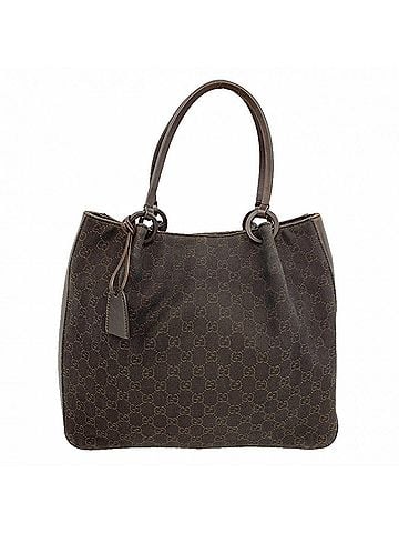 Gucci Gucci Tote Bag 101920 Denim Dark Brown Women's (view 1)