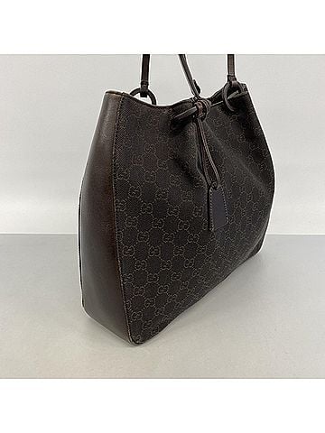 Gucci Gucci Tote Bag 101920 Denim Dark Brown Women's (view 2)