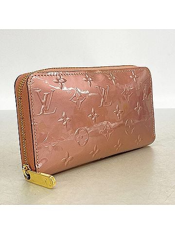 Louis Vuitton Louis Vuitton Vernis Zippy Wallet M69796 Rose Pearl Women's Long (view 2)