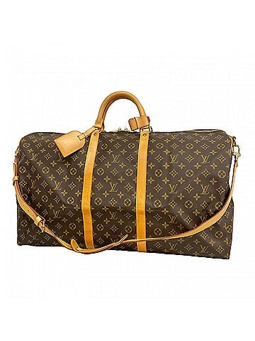 Louis Vuitton Louis Vuitton Bags - Boston Monogram Keepall Bandoulière 60 M41412 Brown Men's & Women's (view 1)