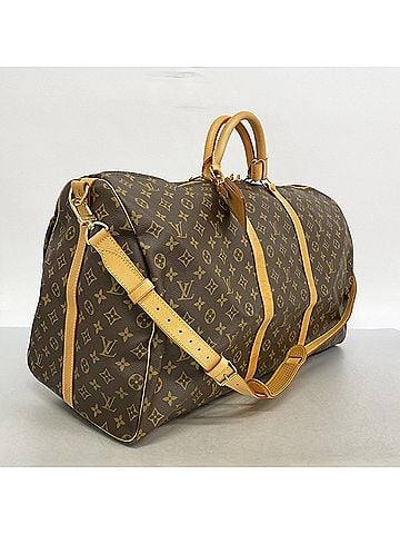 Louis Vuitton Louis Vuitton Bags - Boston Monogram Keepall Bandoulière 60 M41412 Brown Men's & Women's (view 2)