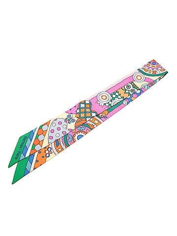 Hermès Les Murmures De La Foret Silk Twilly Scarf (view 1)