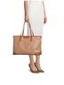 Time and Tru 100% Recycled Polyester Print Brown Tote One size - photo 4