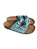 Birkenstock 100% Leather Blue Sandals Size EU 36 - photo 1