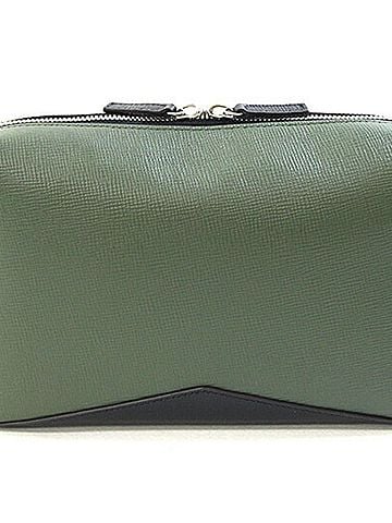 Cartier Cartier Shoulder Bag Losange L1002551 Khaki Green Black Calfskin Crossbody Men's (view 2)