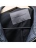 Scanlan Theodore 55% Gauze 100% Leather Black Leather Jacket Size 12 - photo 3