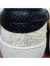 ALLSAINTS 100% Leather Snake Print Black White Sneakers Size 8 1/2 - photo 5
