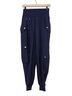 Cinq à Sept 100% Polyamide 75% Viscose 21% Polyester 4% Spandex Blue Cargo Pants Size S - photo 1