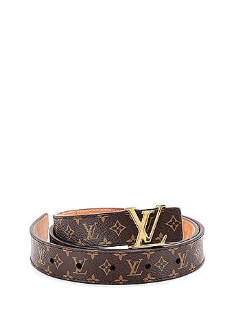 Louis Vuitton LV Initiales Belt Monogram Canvas Thin (view 1)