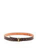 Louis Vuitton 100% Coatead Canvas Brown LV Initiales Belt Monogram Canvas Thin One size - photo 2