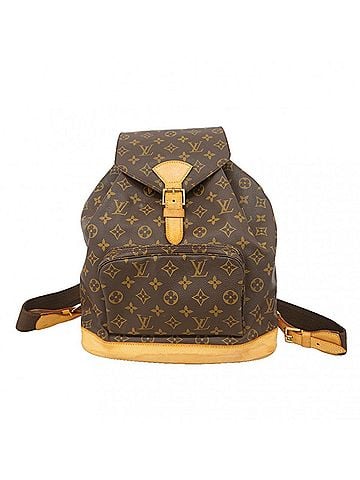 Louis Vuitton Louis Vuitton Monogram Montsouris GM Backpack/Daypack M51135 Brown (Women's) (view 1)