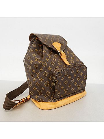 Louis Vuitton Louis Vuitton Monogram Montsouris GM Backpack/Daypack M51135 Brown (Women's) (view 2)