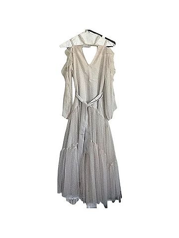Joyfolie Bohemian Polka Dot Tulle Embroidered Maxi Dress Casual Dress (view 1)