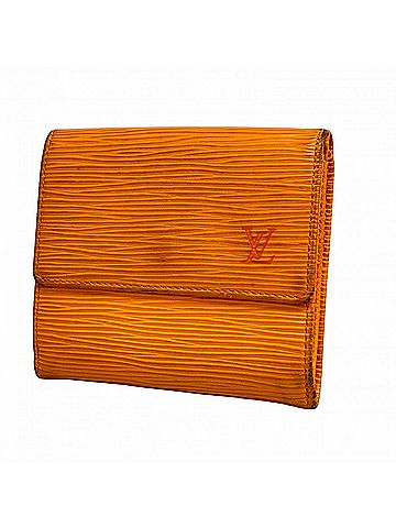 Louis Vuitton Louis Vuitton Tri-fold Wallet, Epi Leather, Portemonnaie Billet Carte Credit, M6348H, Mandarin, Ladies' (view 1)