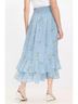 Ann Taylor LOFT 100% Polyester 100% Polyester Floral Blue Formal Skirt Size XXS - photo 6
