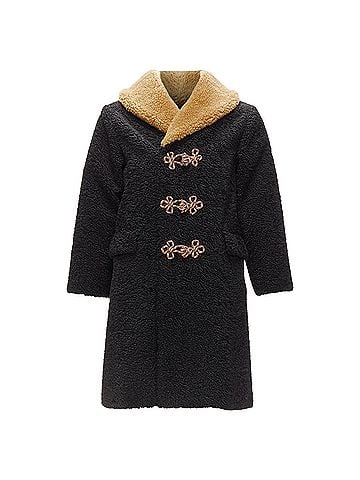 Gucci Gucci Kids Anchor Knots Faux Shearling Teddy Coat (view 1)