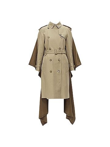 Burberry Burberry Tisci cashmere logo blanket trench coat (view 2)