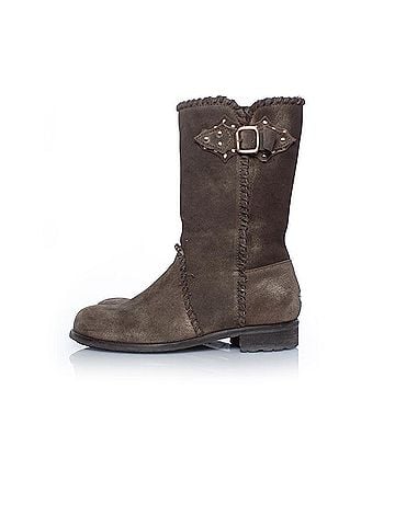 Jimmy Choo Jimmy Choo, suede biker boots (view 2)
