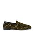 Gucci 100% Velvet Green Loafers Size EU 34 - photo 1