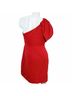 Do & Be Solid Red Cocktail Dress Size L - photo 4
