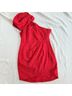 Do & Be Solid Red Cocktail Dress Size L - photo 7