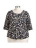 Philosophy Paisley Multi Color 3/4 Sleeve Blouse Size 2X - photo 1
