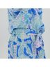 Lilly Pulitzer 100% Polyester Floral Blue Pink Jumpsuit Size S - photo 4