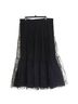 Akris Punto 100% Polyester 100% Viscose 100% Polyamide 100% Cupro Floral Black Formal Skirt Size 16 - photo 2