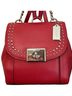 Coach Red Silver Leather Backpack One size - photo 1