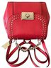 Coach Red Silver Leather Backpack One size - photo 5