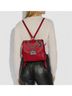 Coach Red Silver Leather Backpack One size - photo 10