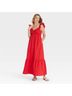 Universal Thread 100% Cotton Red Casual Dress Size L - photo 10