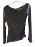 Open Edit Black Long Sleeve Blouse Size M - photo 2